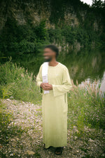 Olive Sudanese Thobe – full view 